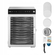 FOOD DEHYDRATOR VEVOR 12 TRAYS STAINLESS STEEL 800W ELECTRIC PREMIUM