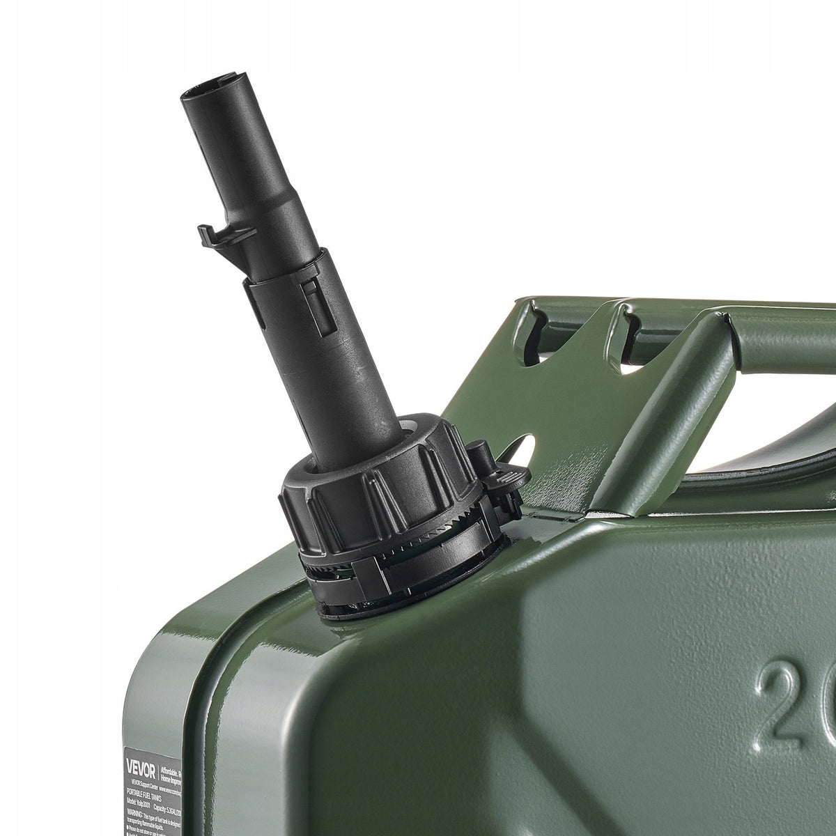 VEVOR 20L FUEL CAN 2 PCS METAL WITH SPOUT AND STRONG HANDLE