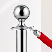 VEVOR 8-Pack Crowd Control Barrier with 4 Red Velvet Ropes