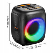 VEVOR PREMIUM 15W PORTABLE BLUETOOTH SPEAKER 10CM KARAOKE MACHINE