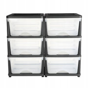 VEVOR TROLLEY WITH 6 DRAWERS MOBILE STORAGE CONTAINER