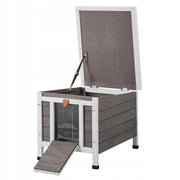 VEVOR OUTDOOR CAT HOUSE PREMIUM WOODEN WEATHERPROOF