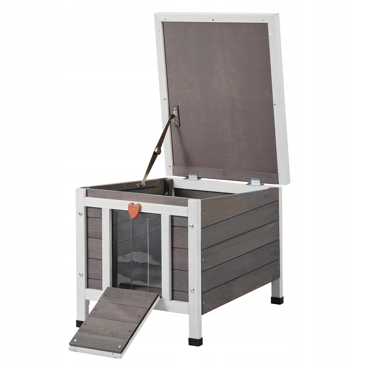 VEVOR OUTDOOR CAT HOUSE PREMIUM WOODEN WEATHERPROOF