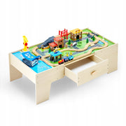 VEVOR WOODEN PLAY TABLE 62 PIECES STRONG STURDY SET FOR CHILDREN
