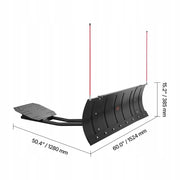 VEVOR Snow Plow, Adjustable 109-152 cm, Heavy Duty Steel Set for ATV UTV