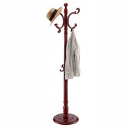 VEVOR WOODEN COAT RACK 11 HOOKS STURDY BASE 1760MM