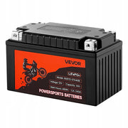 VEVOR 12V 4Ah Lithium Iron Phosphate Motorcycle Battery Powerful