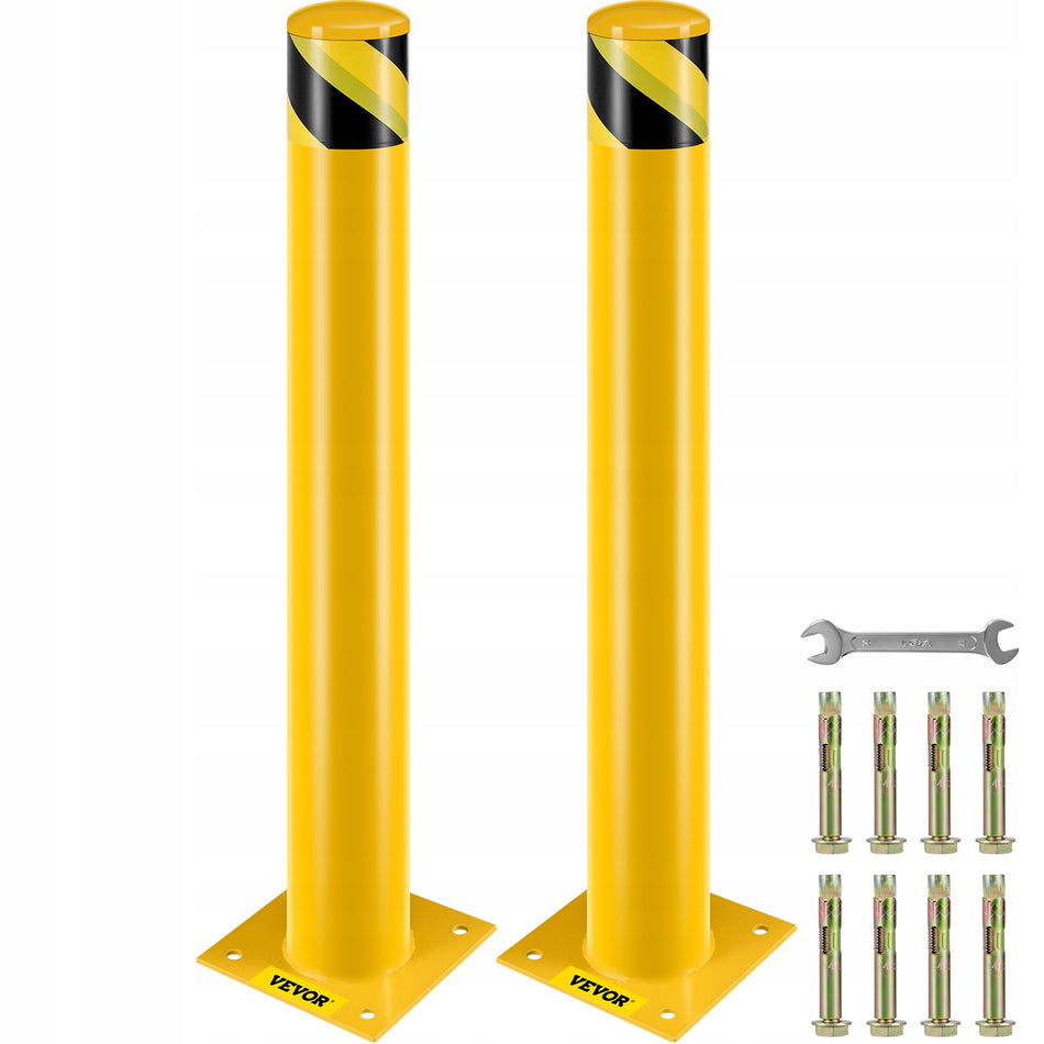 VEVOR 2 PCS 36 INCH PARKING BARRIER SECURITY POST STRONG