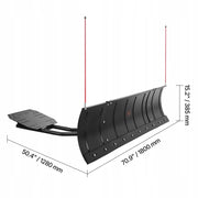 PROFESSIONAL SNOW PLOW VEVOR 109 182 CM ADJUSTABLE HEAVY-DUTY STEEL