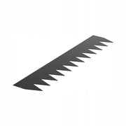 VEVOR METAL FLEXIBLE LAWN EDGING 1016X203X1.5MM 3 PIECES BLACK