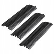 VEVOR CABLE COVER 975 MM 3 PCS STRONG AXLE LOAD CAPACITY 7938 KG BLACK