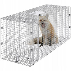 VEVOR MARTEN TRAP 1067X406X457MM LIVE CATCH SOLID GALVANIZED
