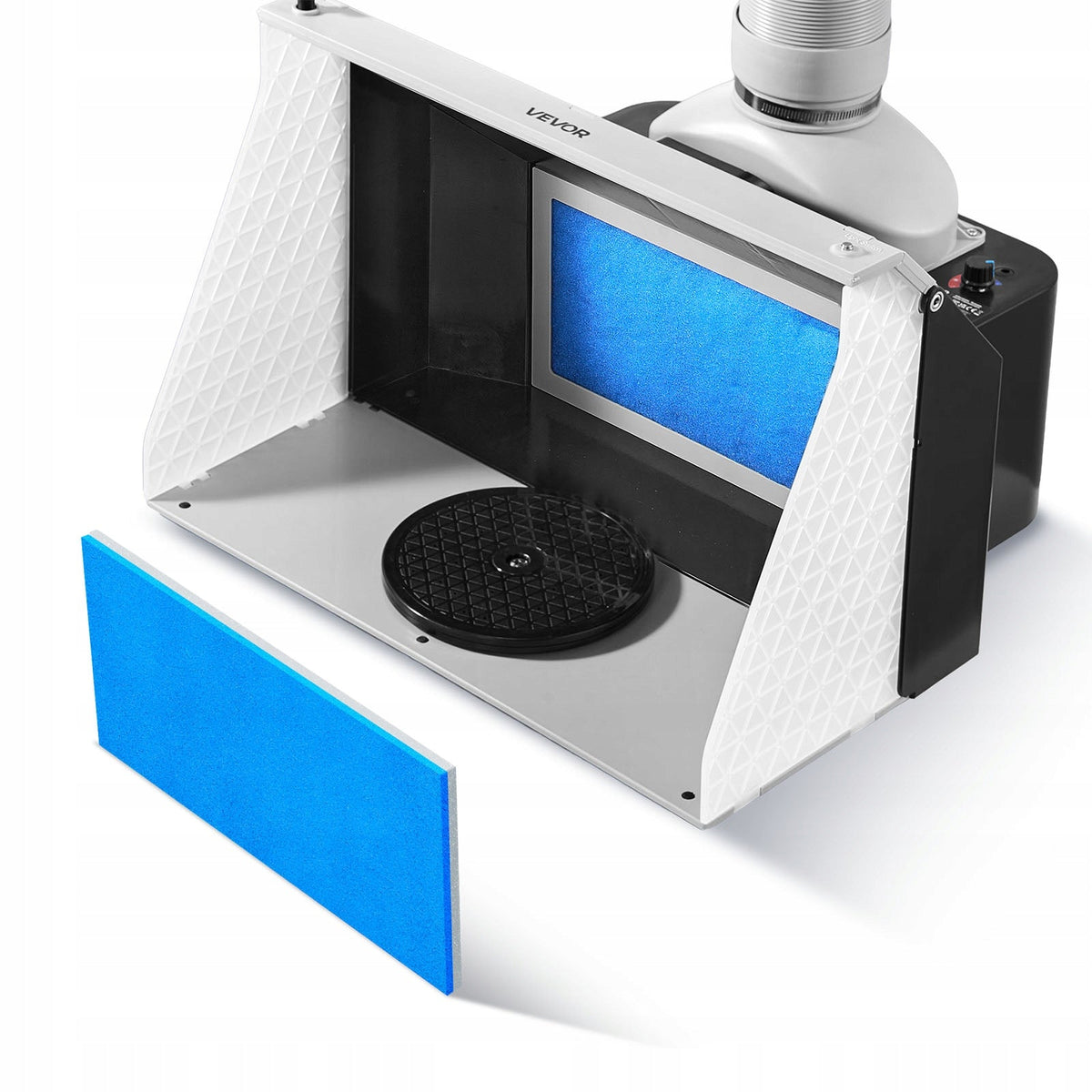 VEVOR SPRAY BOOTH WITH TWO FANS 545X475X370MM LED POWERFUL