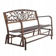 VEVOR GARDEN BENCH 127 CM STRONG LOAD CAPACITY 250 KG SOLID METAL BENCH