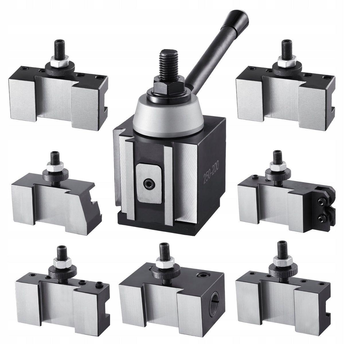 VEVOR QUICK CHANGE TOOL POST SET 8 PCS FOR LATHES 10-15 INCH