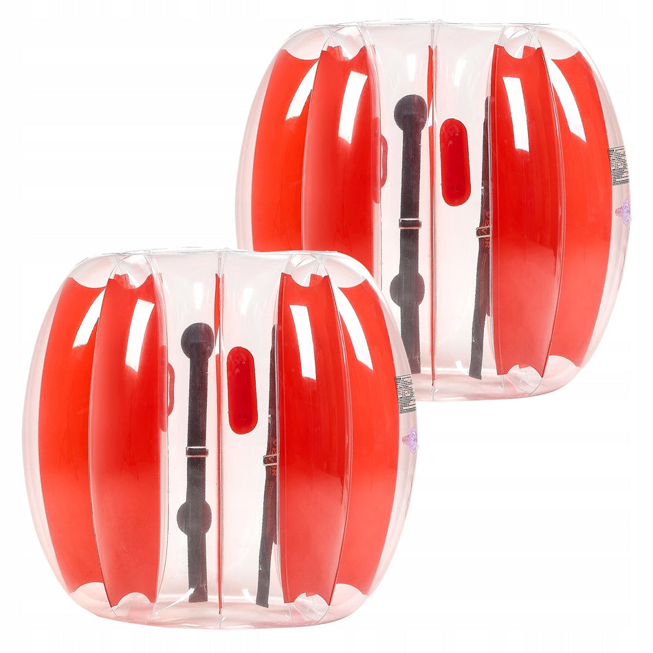 VEVOR INFLATABLE BUMPER BALLS 2 PCS 0.9M STRONG RED STRIPES
