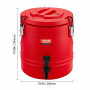 VEVOR INSULATED BEVERAGE DISPENSER 11.4 L THERMAL STRONG AND STURDY