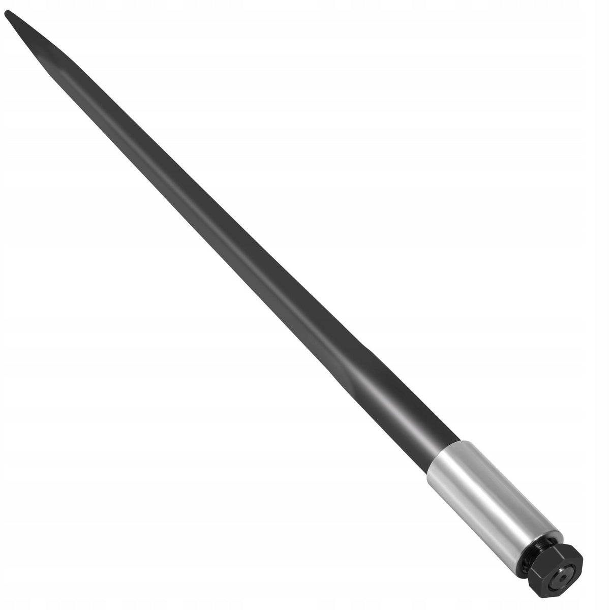 HEAVY-DUTY VEVOR LOADER TOOTH BALE SPEAR 4.5X99CM 1633KG CAPACITY BLACK