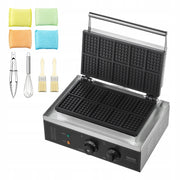 VEVOR PROFESSIONAL WAFFLE MAKER 1550W STAINLESS STEEL COATING