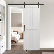 VEVOR 762X2134MM PROFESSIONAL BARN SLIDING DOOR SYSTEM WITH PANEL