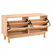 VEVOR SHOE BENCH WITH SHELF 100X30X53 CM STRONG FOR HALLWAY NATURAL