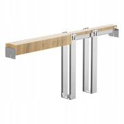 VEVOR SLIDING DOOR FRAME KIT 610-914MM SOFT CLOSE STEEL