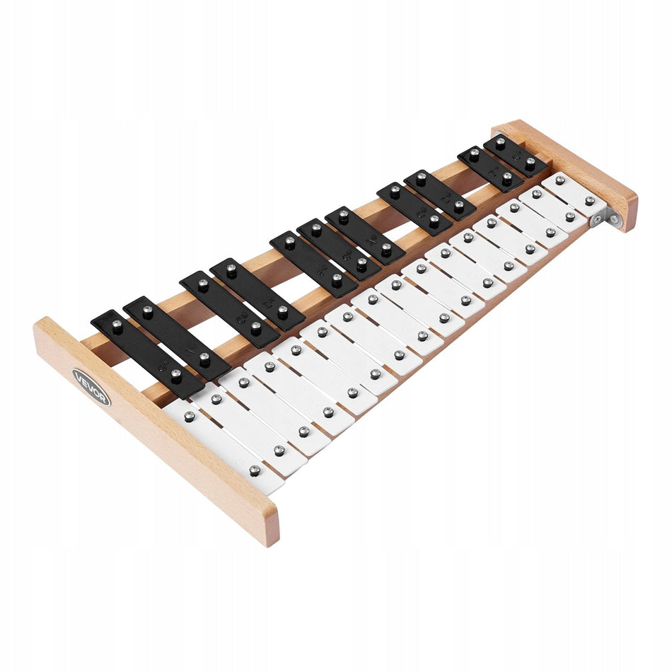 VEVOR 27-NOTE GLOCKENSPIEL PROFESSIONAL PERCUSSION XYLOPHONE SET WITH MALLETS