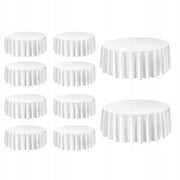 VEVOR 10 PCS ROUND TABLECLOTHS 3048 MM POLYESTER WRINKLE-FREE DURABLE