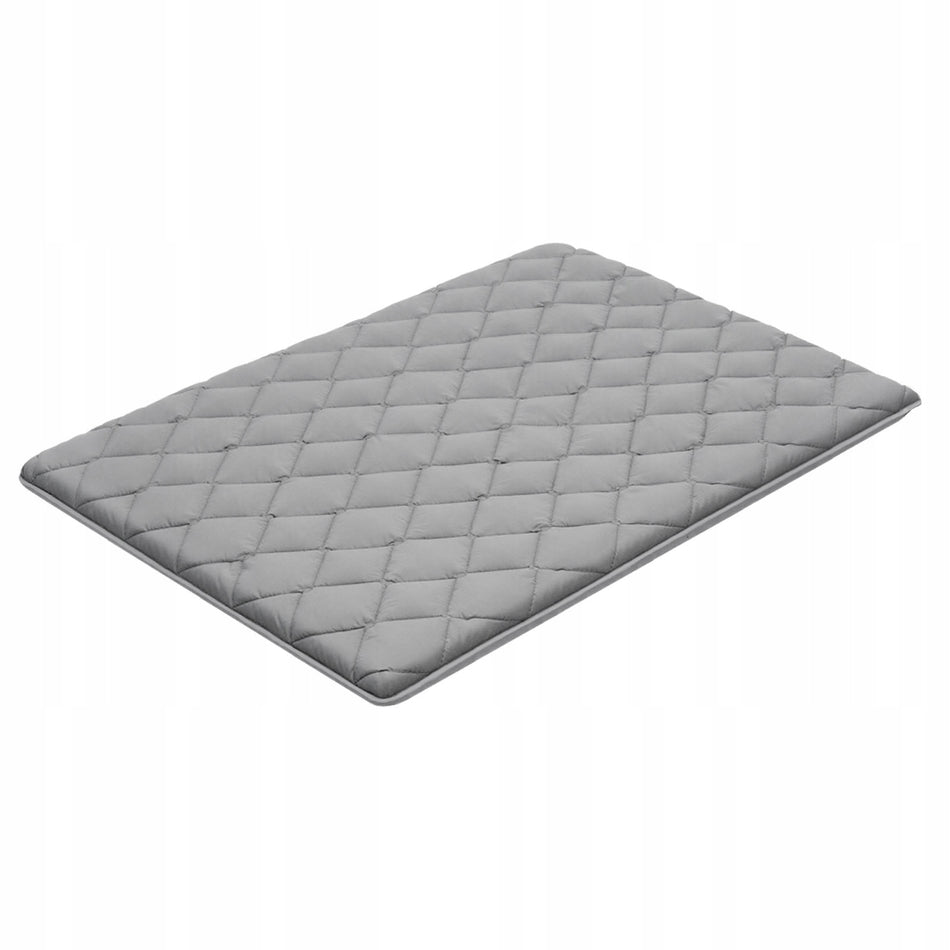 VEVOR FUTON MATTRESS FOLDABLE TATAMI MAT 2032X1372X89MM GREY PREMIUM