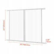 VEVOR CAMPER DOOR MESH SCREEN WITH MOSQUITO NET 660X610 MM PREMIUM ALUMINUM