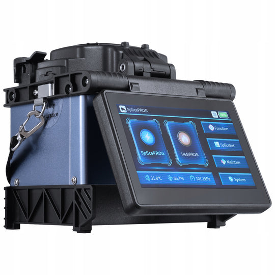 PROFESSIONAL FIBER OPTIC FUSION SPLICER VEVOR 6 MOTORS CORE ALIGNMENT