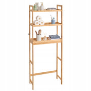 VEVOR OVER-THE-TOILET BAMBOO SHELF 3-TIER ADJUSTABLE STURDY ORGANIZER