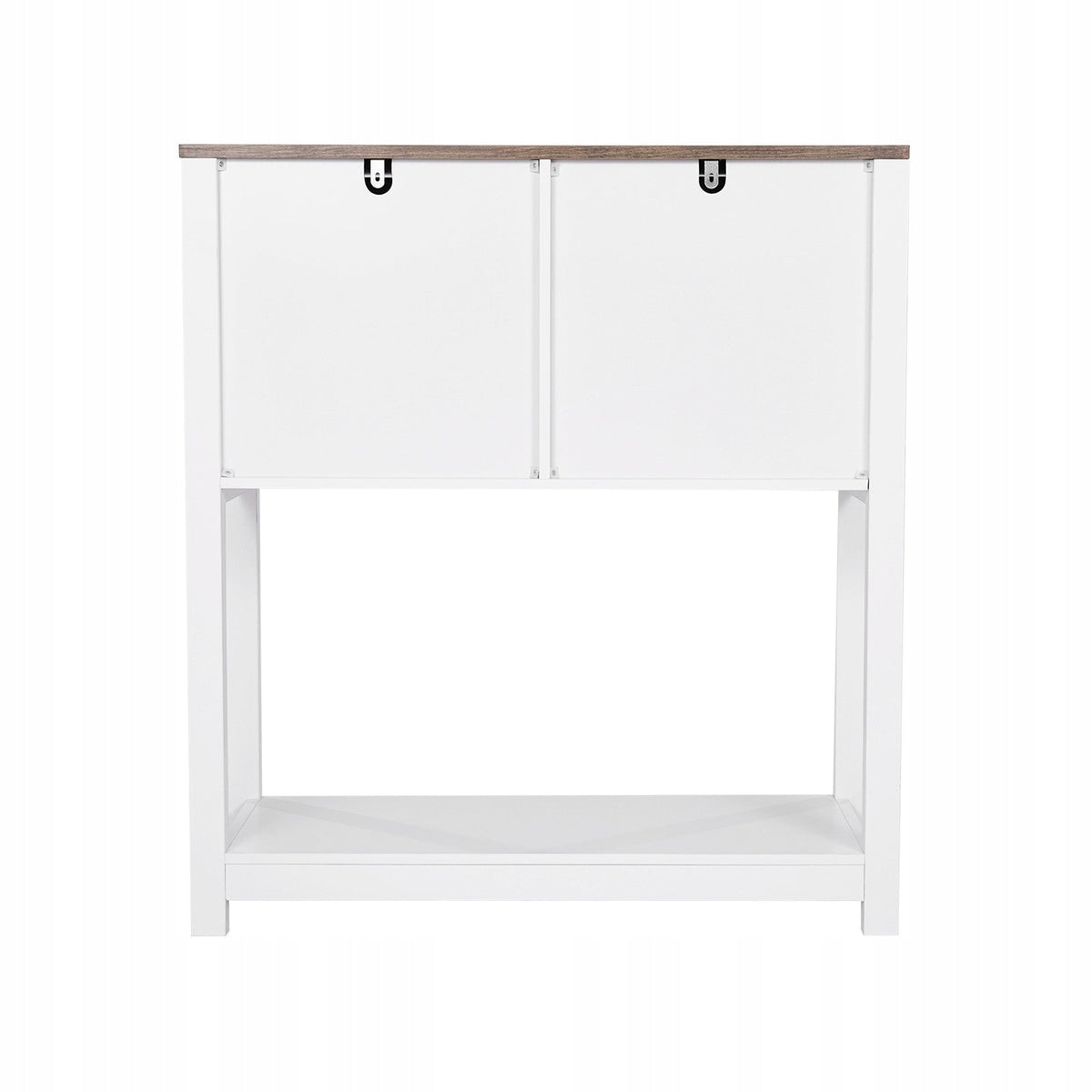 VEVOR FARMHOUSE COFFEE CABINET 80X35X88 CM 3-TIER STURDY SOLID
