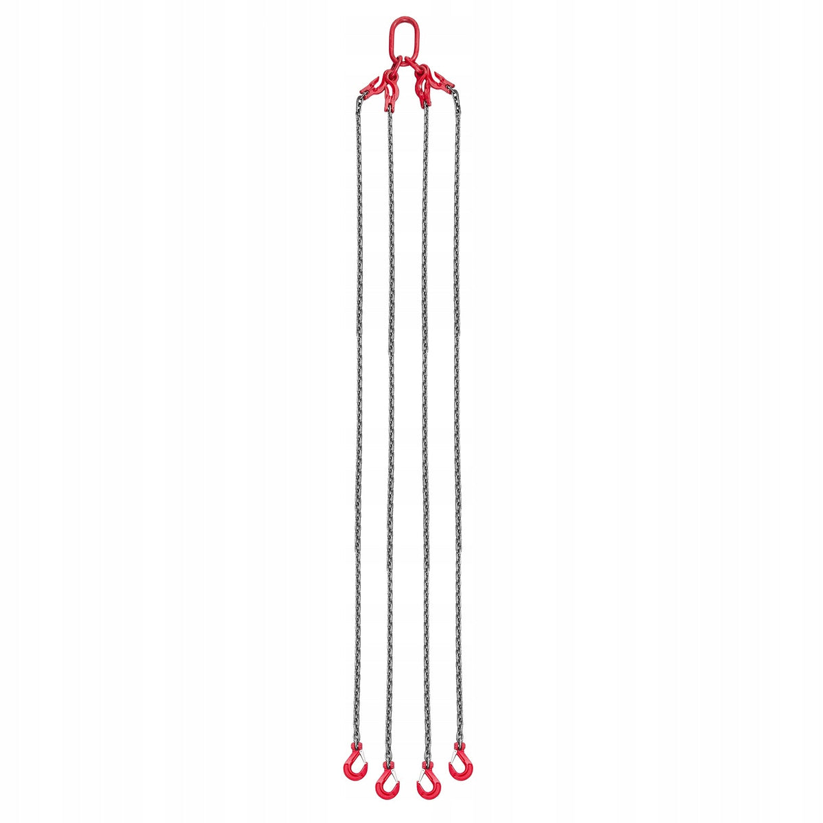 VEVOR 10 MM X 3 M G80 CHAIN SLING 10.4 T WITH 4 STRONG SOLID HOOKS