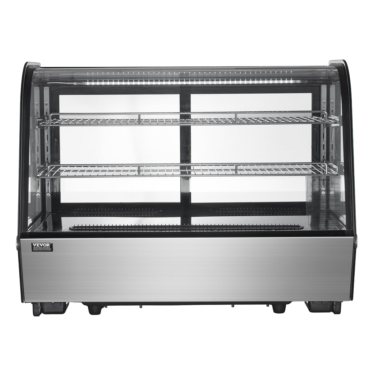 VEVOR COUNTERTOP REFRIGERATED DISPLAY CASE 146L LED TURBO COOLING PROFESSIONAL