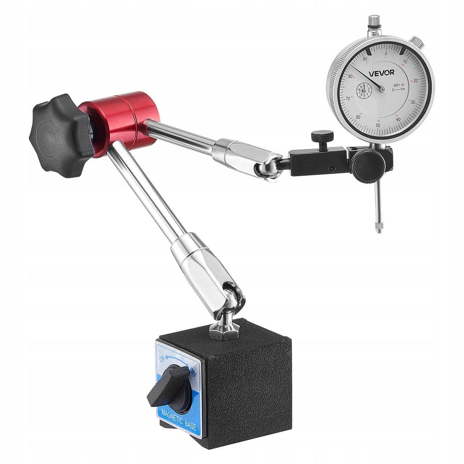 VEVOR PROFESSIONAL DIAL INDICATOR GAUGE WITH MAGNETIC BASE 0.03MM