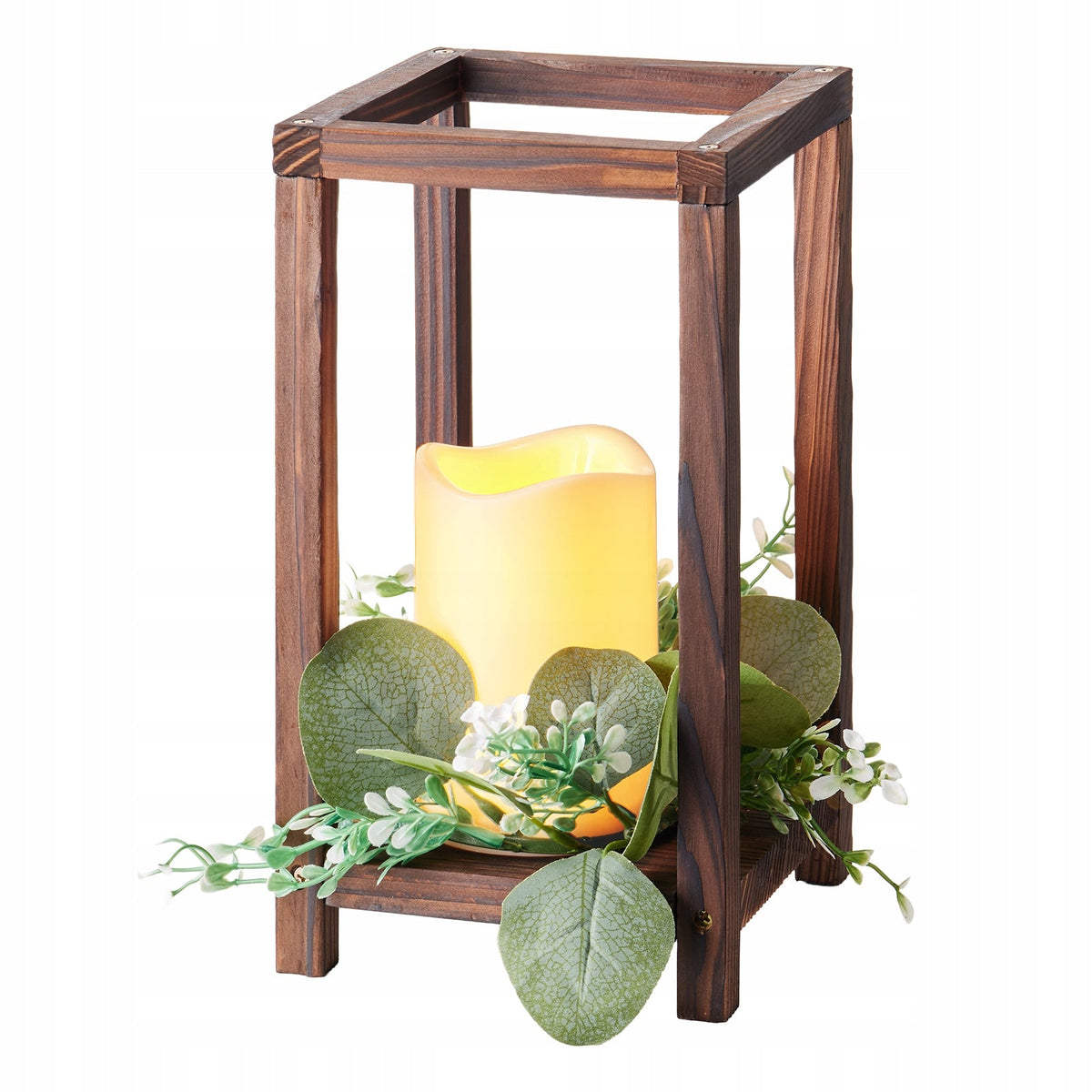PREMIUM SET OF 12 VEVOR WOODEN LANTERNS FOR WEDDINGS LED TABLE DECORATION