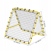 VEVOR 40X35X37 INCH PORTABLE ADJUSTABLE SOCCER REBOUNDER NET