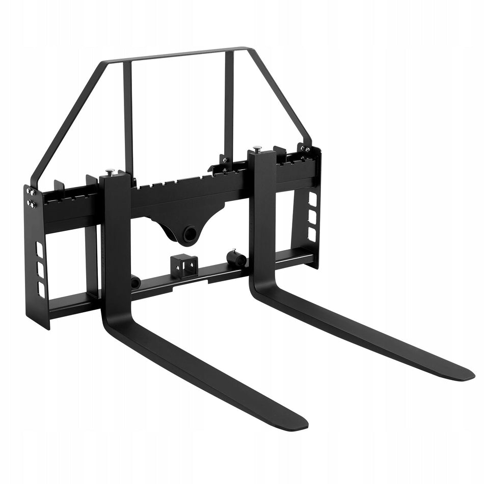 VEVOR QUICK ATTACH PALLET FORK FRAME 1814 KG CAPACITY ADJUSTABLE FORKS