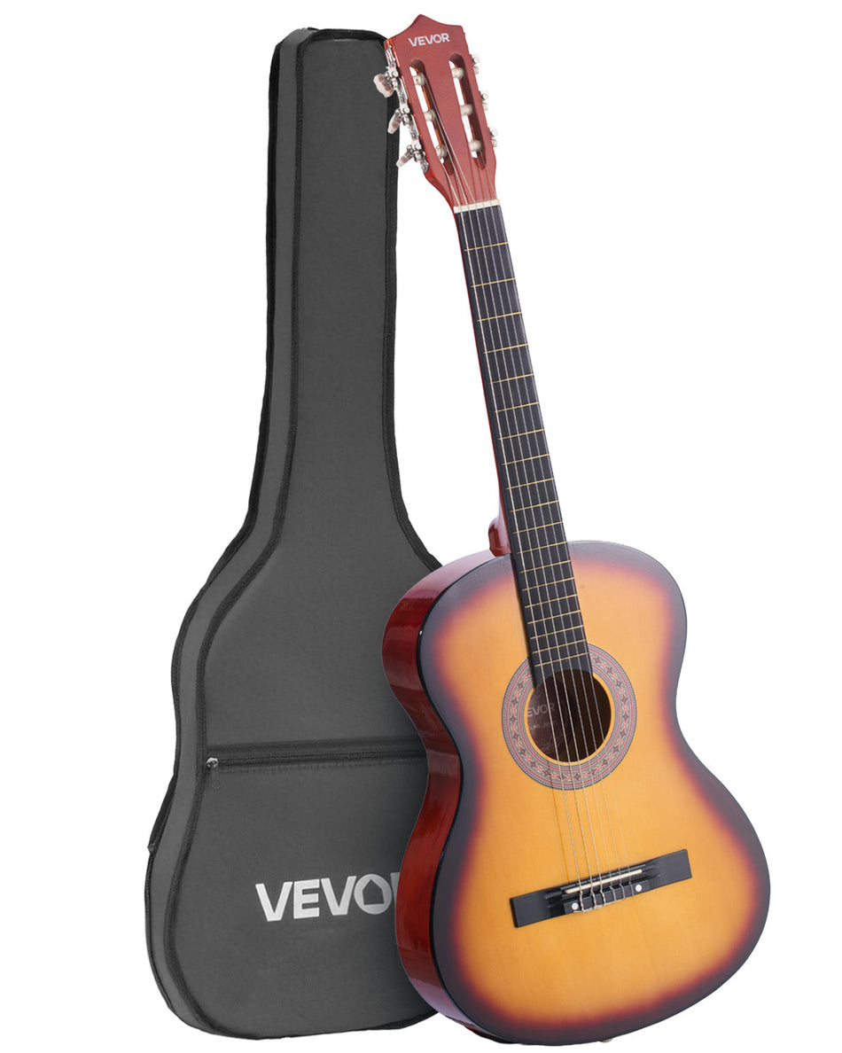 VEVOR 38-INCH 960 MM WOODEN CONCERT GUITAR STARTER KIT BEST