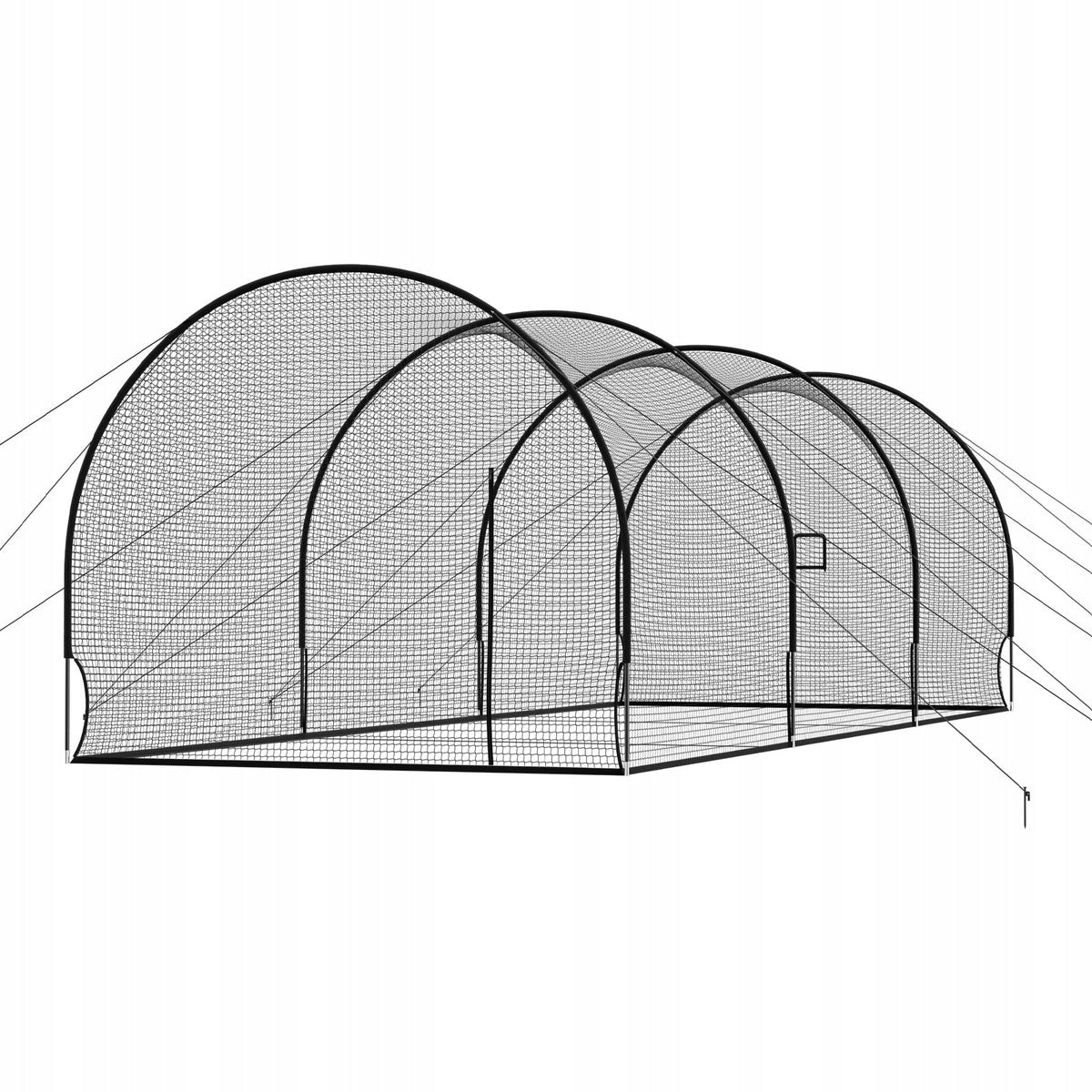 VEVOR BASEBALL CAGE NET SEMI-CIRCULAR 10058X3660X3000MM STRONG SOLID
