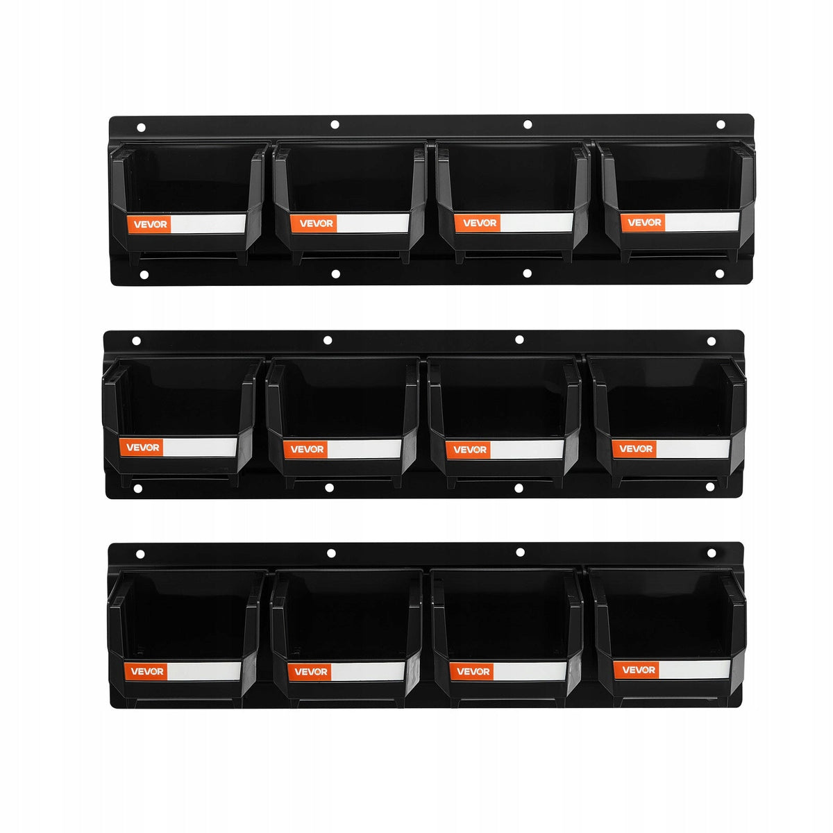 VEVOR HEAVY DUTY STACKABLE WALL BINS 12 PCS 137X105X75 MM