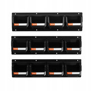 VEVOR HEAVY DUTY STACKABLE WALL BINS 12 PCS 137X105X75 MM