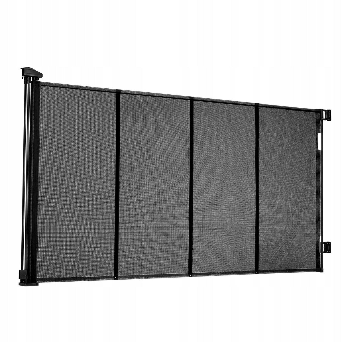 VEVOR EXPANDABLE PET AND BABY GATE 515 CM STRONG BLACK MESH