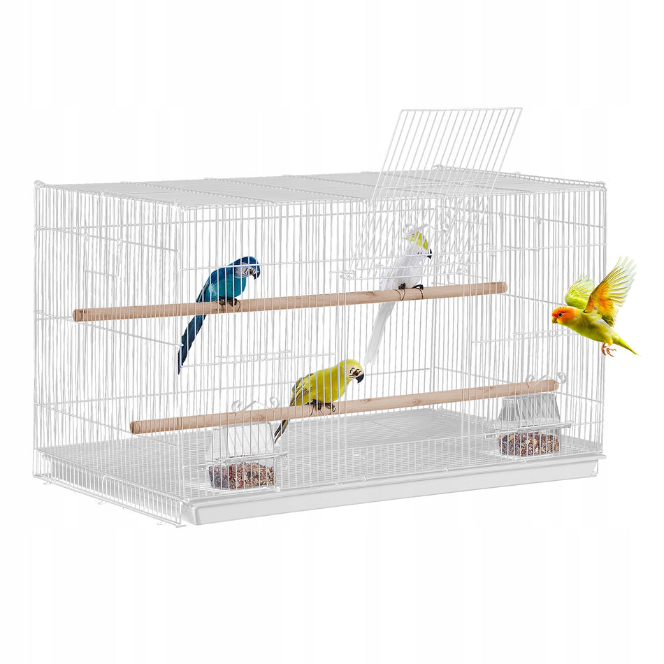 VEVOR METAL BIRD CAGE 76X46X46 CM FOR SMALL PARROTS PREMIUM