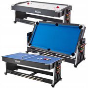 VEVOR 3-IN-1 MULTIFUNCTIONAL ROTARY BILLIARDS HOCKEY PING PONG TABLE PREMIUM