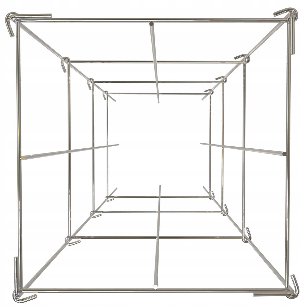 VEVOR Professional Tomato Cages 30x30x117 cm, 5 PCS, Heavy-Duty Steel