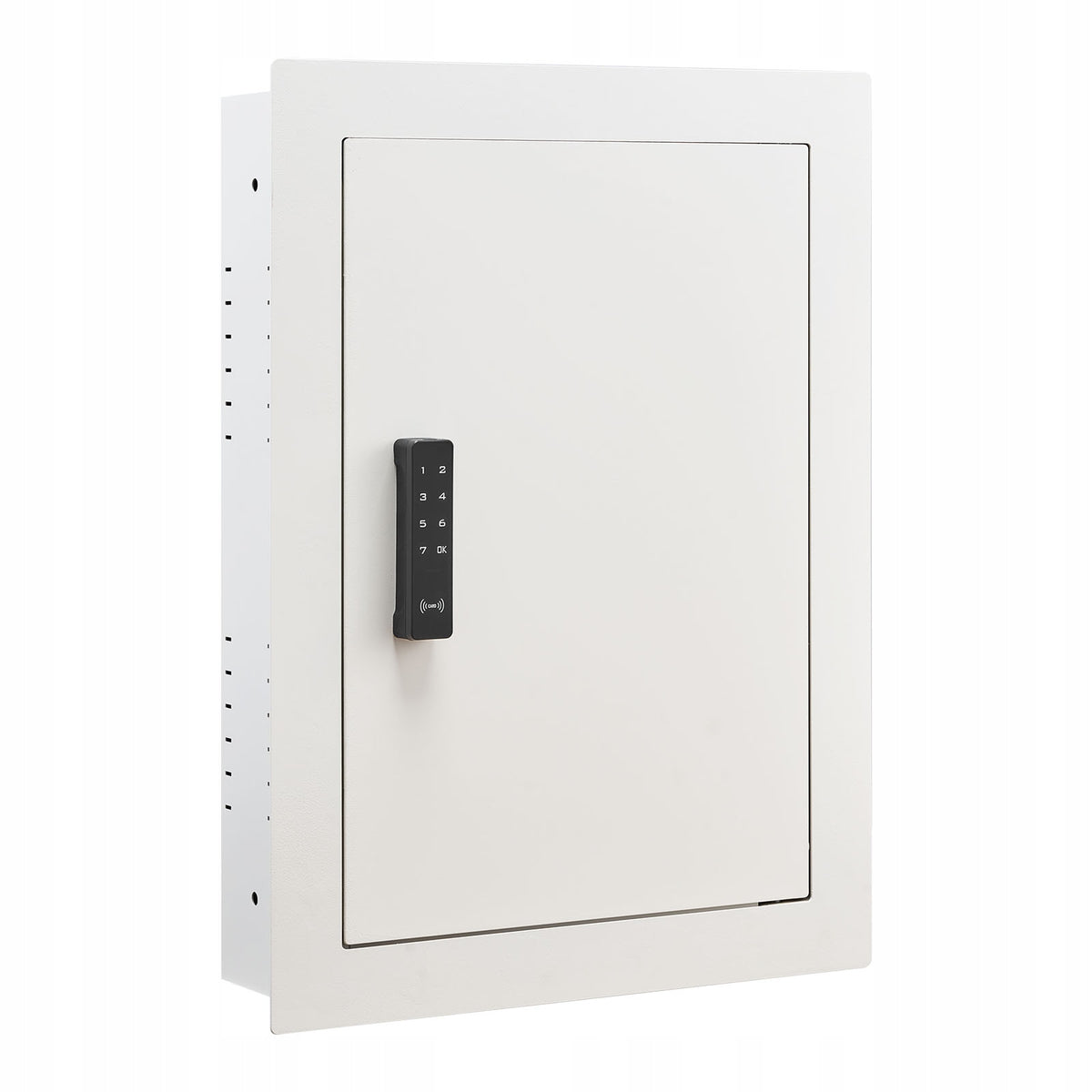 VEVOR 22 INCH WALL SAFE STRONG LOCK PASSWORD CARD KEY ADJUSTABLE SHELVES
