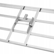 VEVOR LAWN RAKE WITH TELESCOPIC HANDLE 355X762MM STRONG SOLID