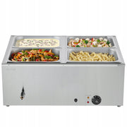 VEVOR PROFESSIONAL COMMERCIAL FOOD WARMER 4 CONTAINERS 1500W